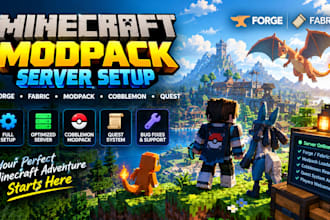 create fix minecraft modpack server setup forge fabric modpack cobblemon quest