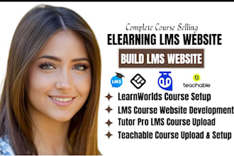 setup your learnworlds course, tutor lms, teachable lms, learnworld lms website