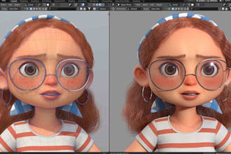 rig and animate your 3d character, blendshapes, cc4, c4d and facial rigging
