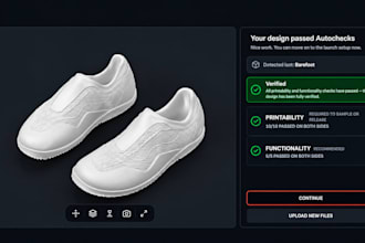 design your shoe for zellerfeld, ready for sampling and release