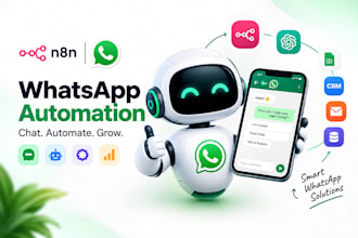 build n8n whatsapp chatbot and ai automation workflow