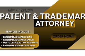 be your patent and trademark attorney for uspto office action response