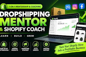 be shopify coach dropshipping coach shopify dropshipping mentor shopify mentor