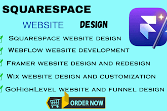 build wix website redesign fix framer squarespace bubble lovable landing page