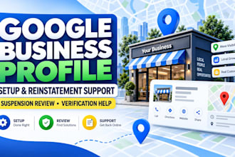 setup google my business fix suspended gmb reinstate business profile suspension