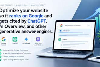 optimize website SEO ai search chatgpt google ai overview GEO aeo search ranking