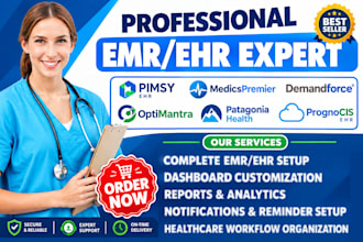 setup pimsy ehr medicspremier demandforce optimantra patagonia emr prognocis ehr