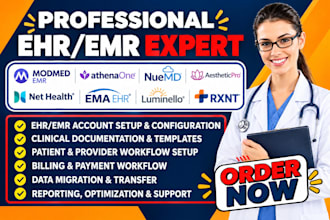 setup modmed emr athenaone nuemd aestheticspro net health ema ehr luminello rxnt