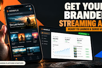 develop your iptv app, ott app, smart tv app and android tv app