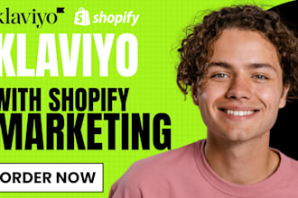 setup klaviyo flows shopify email marketing automation klaviyo email expert