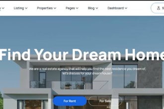 build wix real estate website realtor property website listing agency website