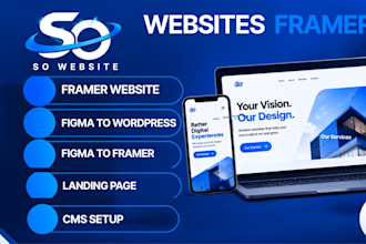 design framer website, framer landing page, figma to wordpress