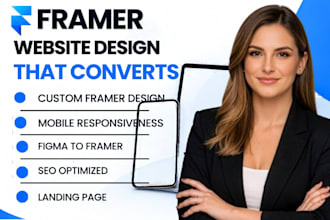 design framer expert, fix framer website, figma to framer landing page