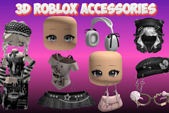 create roblox ugc accessories, roblox hair and roblox ugc classic outfit