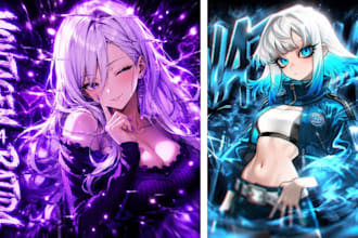 create anime album cover art, single cover cd cover, music cover mixtape cover