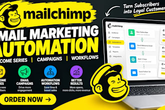 setup mailchimp email marketing automation welcome series campaigns workflows