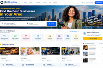 design directory website, business directory, wordpress directory and listing
