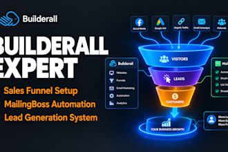 build builderall sales funnel landing page and lead generation system