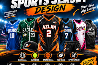 design custom sports jersey and professional sportswear