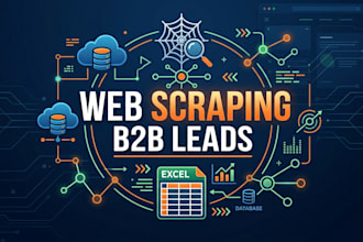 do web scraping, data extraction and b2b lead generation