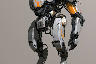 design spectacular robots, cyborgs and mechs