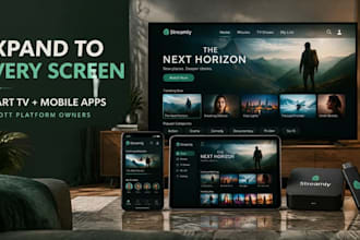 an iptv developer for iptv app, ott app, smart tv app and android tv app
