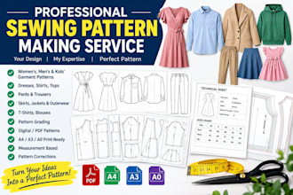 make sewing pattern for you