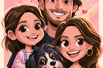 draw disney children cartoon illustration