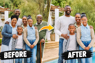 create photo manipulation, add or remove objects and people using photoshop