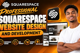 create responsive squarespace website design and development or squarespace blog