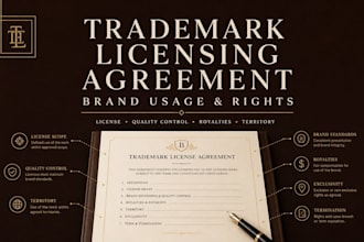 draft a trademark licensing and brand usage agreement