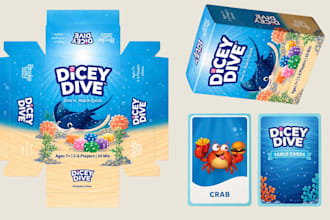 card game design board game trading card game board game art card box design