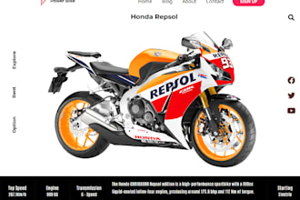 design a modern high impact landing page