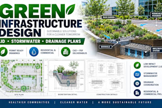 design stormwater management, drainage and green infrastructure plans