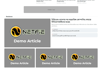 build a professional bangla news portal PHP website