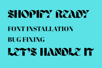 do shopify font installation shopify store expert