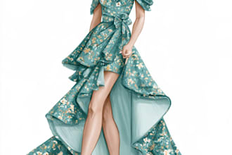 draw a fashion illustration