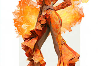 draw a fashion illustration or sketch