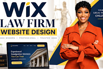 build wix immigration lawyer law firm attorney website