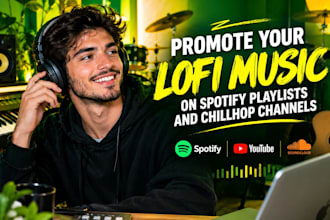 promote your lofi music on spotify playlists and chillhop channels