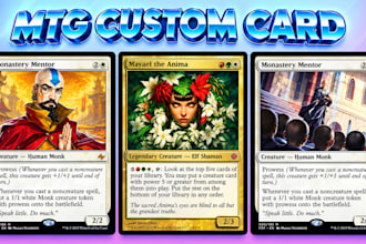 illustrate custom mtg card custom trading card mtg card art mtg tcg card frame