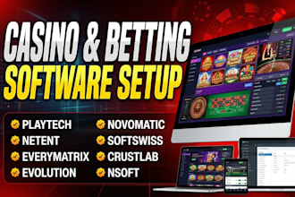 setup playtech netent everymatrix evolution novomatic softswiss crustlab nsoft