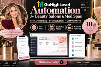 gohighlevel client onboarding automation for beauty salons and med spas