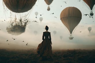 do photo manipulation, composition, and graphics