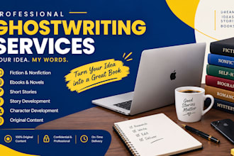 be your ghost writer for your christian and children book