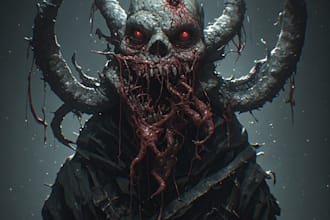 fantasy horror and fantasy horror character