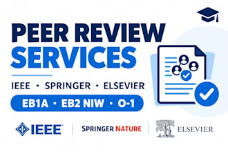 help get peer reviewed opportunities with certificate for eb1a, eb2 niw, o1,