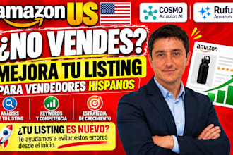 optimize your amazon USA listing SEO vendedores hispanos