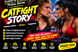 write a catfight story with intense action, drama, and suspense