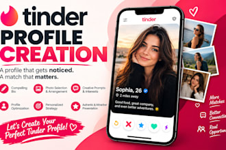 create and optimize a professional tinder dating profile